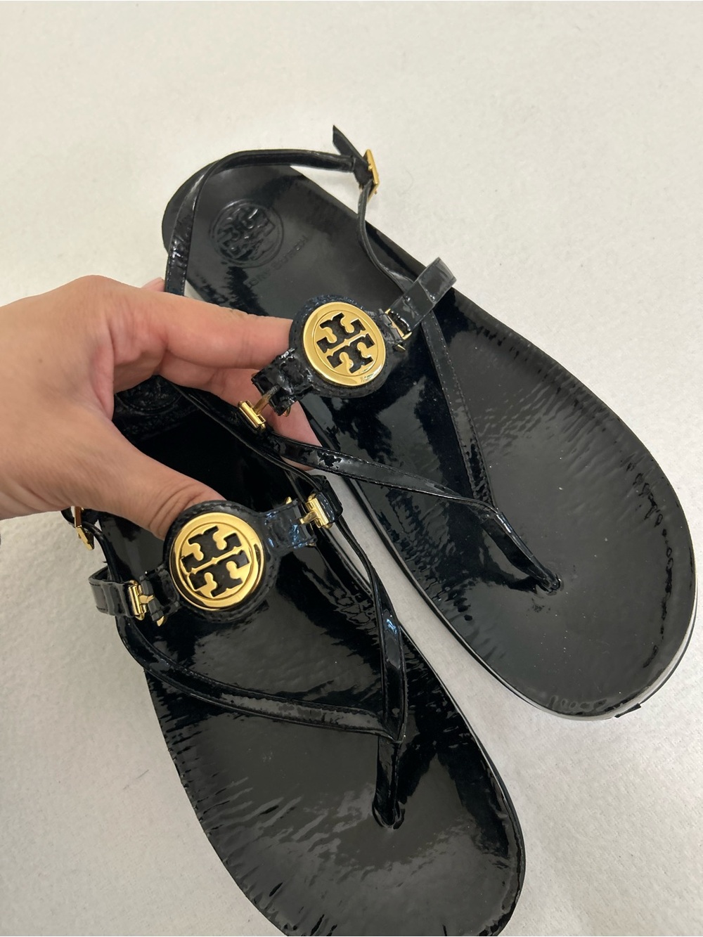 Tory Burch Black jelly Sandals